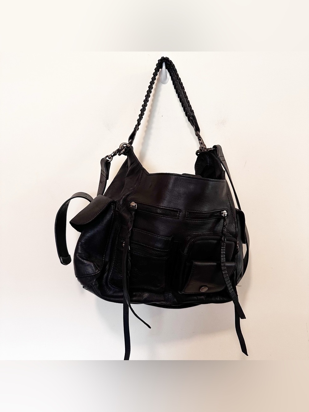 Free People We The Free Ledger Leather Bag - Picture 10 of 15